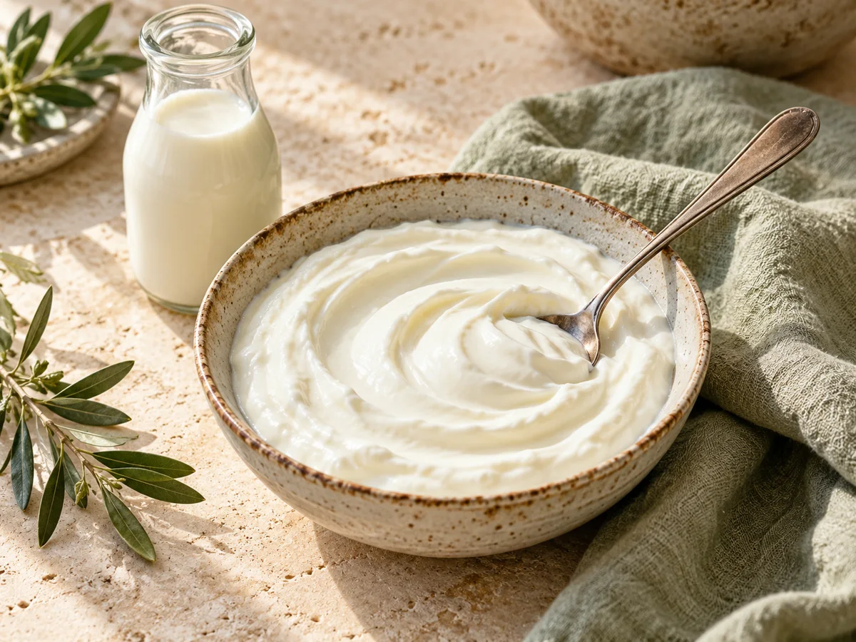 Domowy jogurt naturalny · Przykład podania